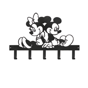 Mickey and Minnie Mouse Wall Key Holder